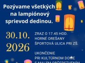 Lampiónový sprievod 2026