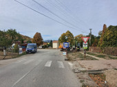Dočasné posunutie autobusovej zastávky Horné Orešany most, smer Smolenice