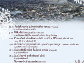 Adventné a vianočné podujatia, december 2025
