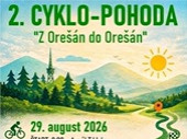 Pozvánka na Orešanskú cykloturistiku