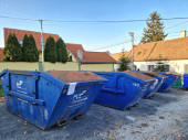Zber objemového komunálneho odpadu / veľkokapacitné kontajnery