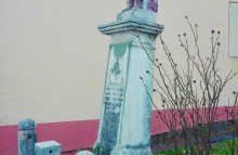 Požehnanie obnovenej sochy sv. Floriána