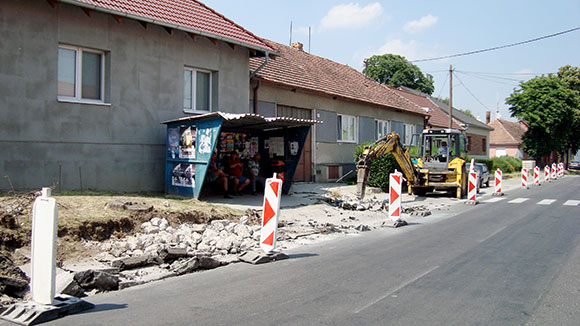 Rekonštrukcia autobusovej zástavky Horné Orešany