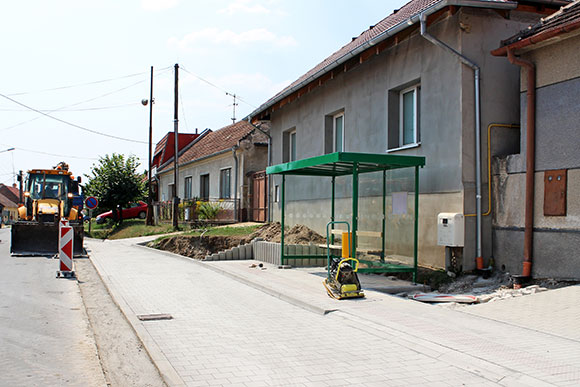 Rekonštrukcia autobusovej zástavky Horné Orešany