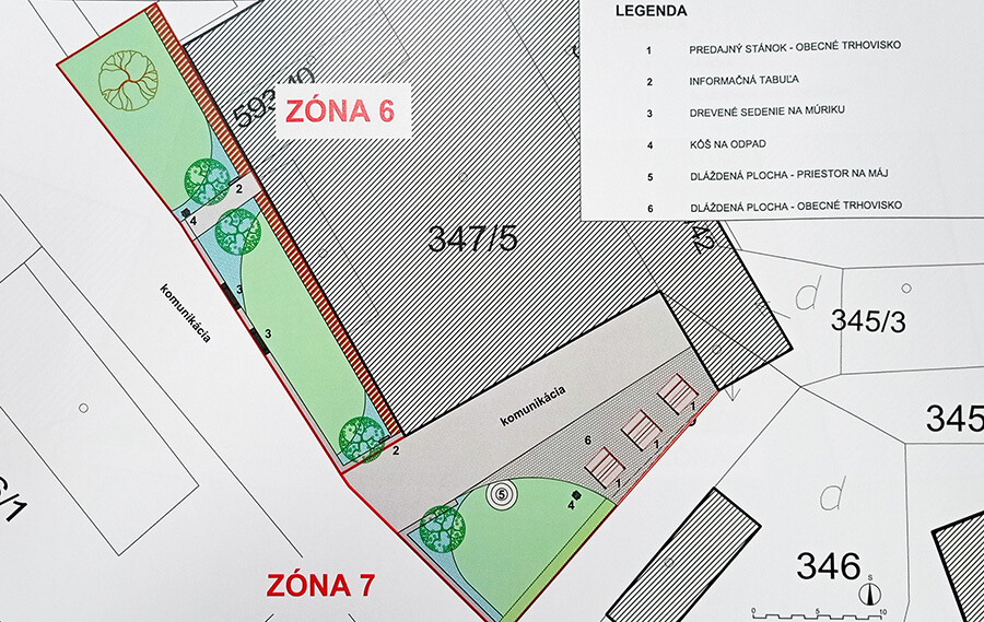 Obnova dediny Horné Orešany - projekt