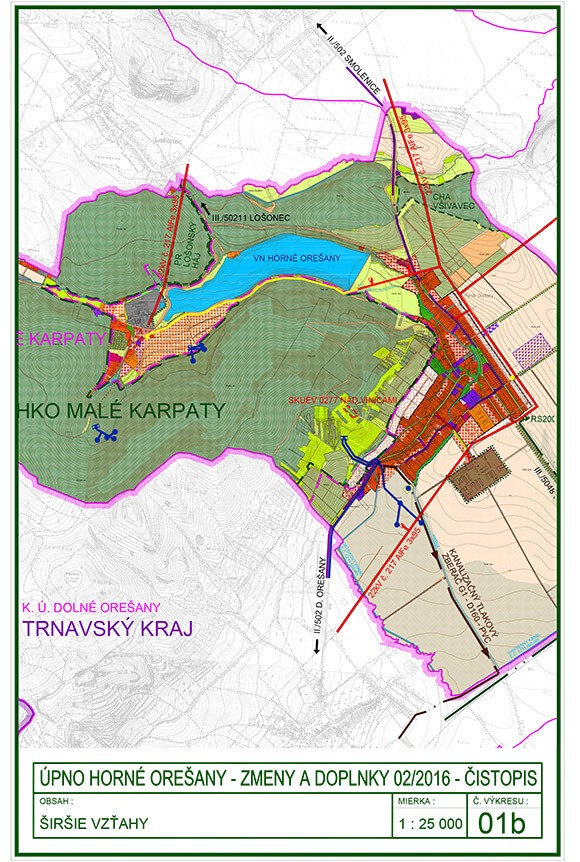Územný plán obce obce Horné Orešany