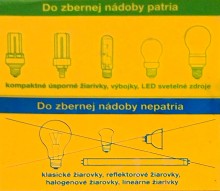 Separovanie žiaroviek