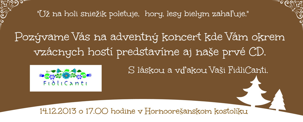 Adventný koncert a koštovka orechových koláčov